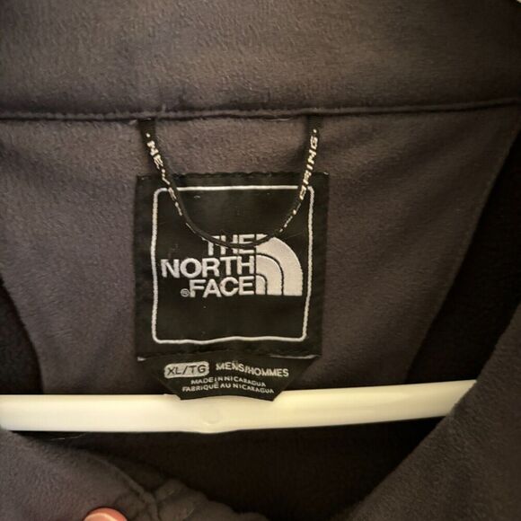 The North Face Soft Shell Jacket Mens XL Full Zip Gray and Black - Picture 3 of 7